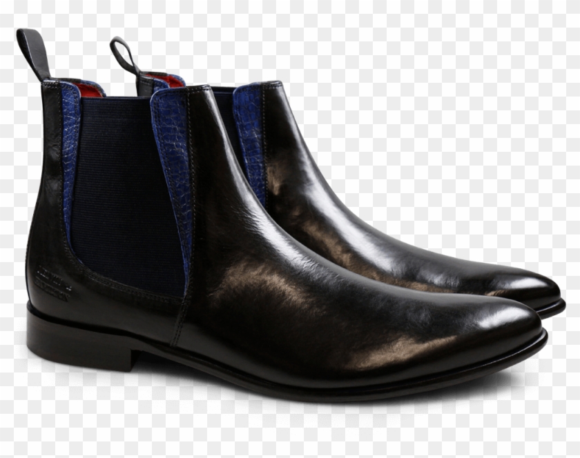 Ankle Boots Toni 6 Crust Black Baby Croco Electric - Chelsea Boot Clipart