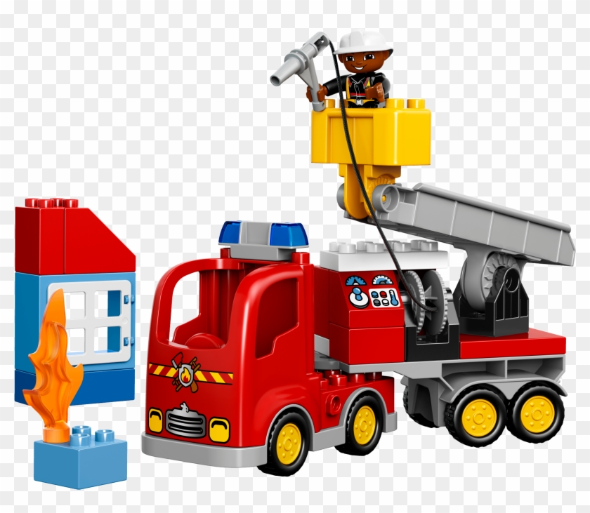 Duplo Lego Fire Engine Clipart