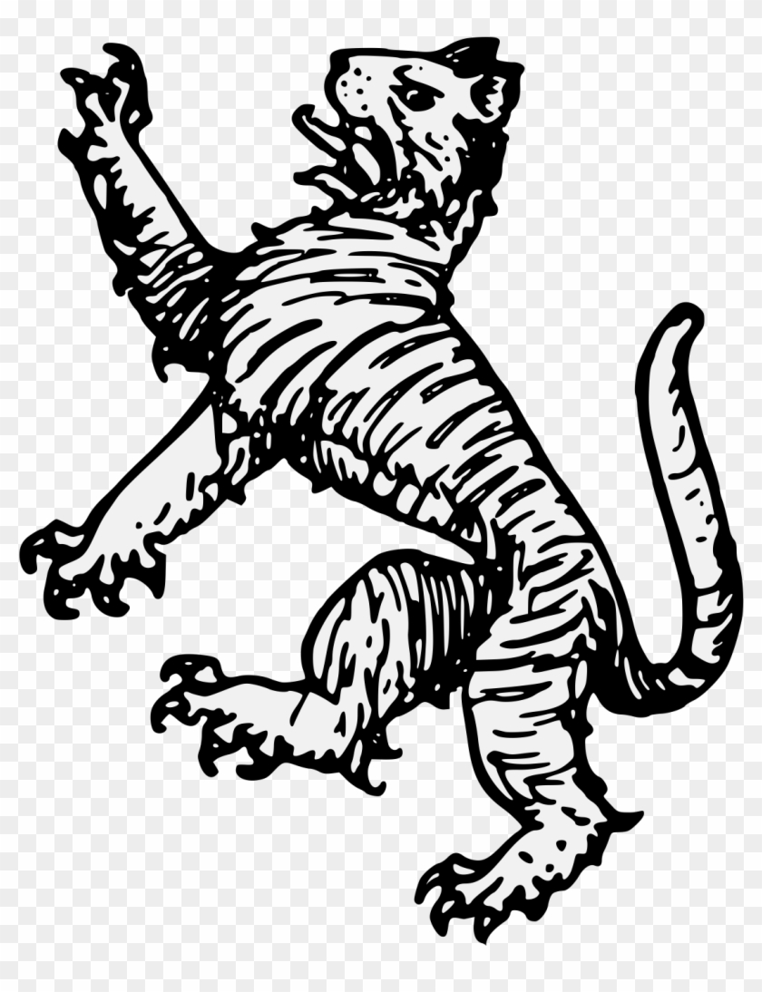 Details, Png - Tiger Heraldry Clipart