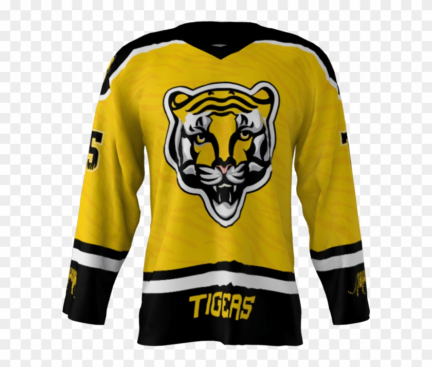Tigers Custom Hockey Jersey - Hockey Jersey Transparent Background Clipart #2234269