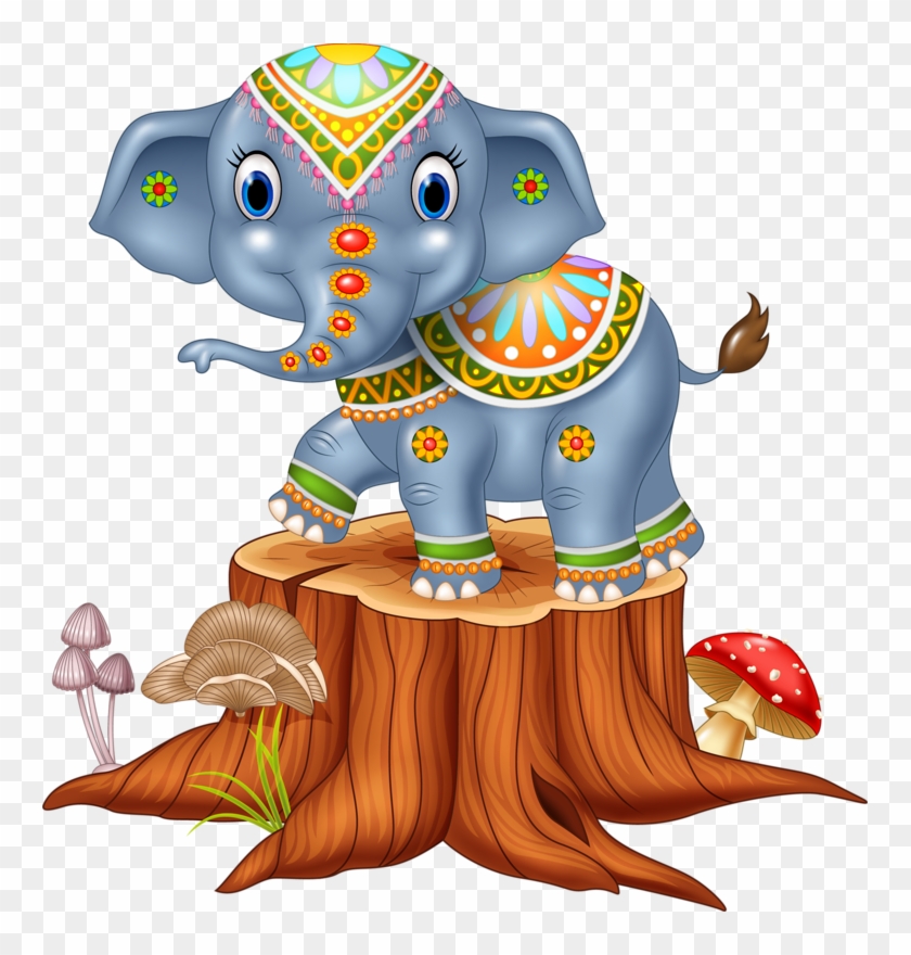Circus Party, Funny Cartoons, Clip Art, Pandas, Bears, - Baby Elephants Cartoon - Png Download