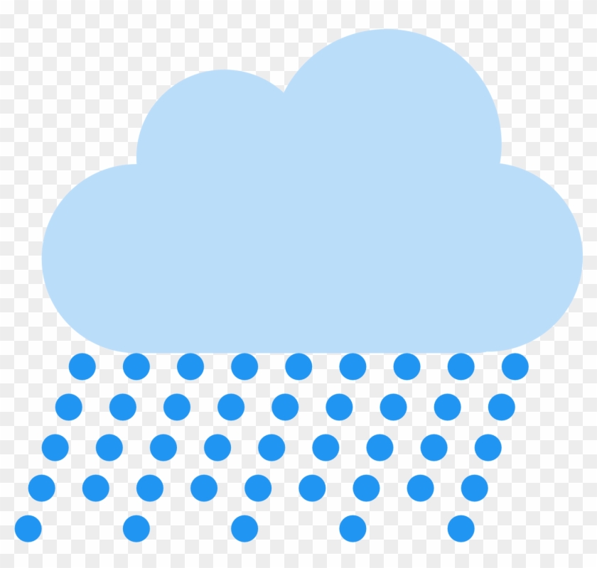 Torrential Rain Icon - Rain Flat Icon Png Clipart #2236146