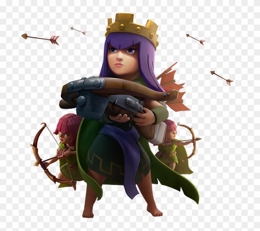 Cwl Season 2 Clash Of Clans , Png Download - Coc Archer Queen Png Clipart #2236712