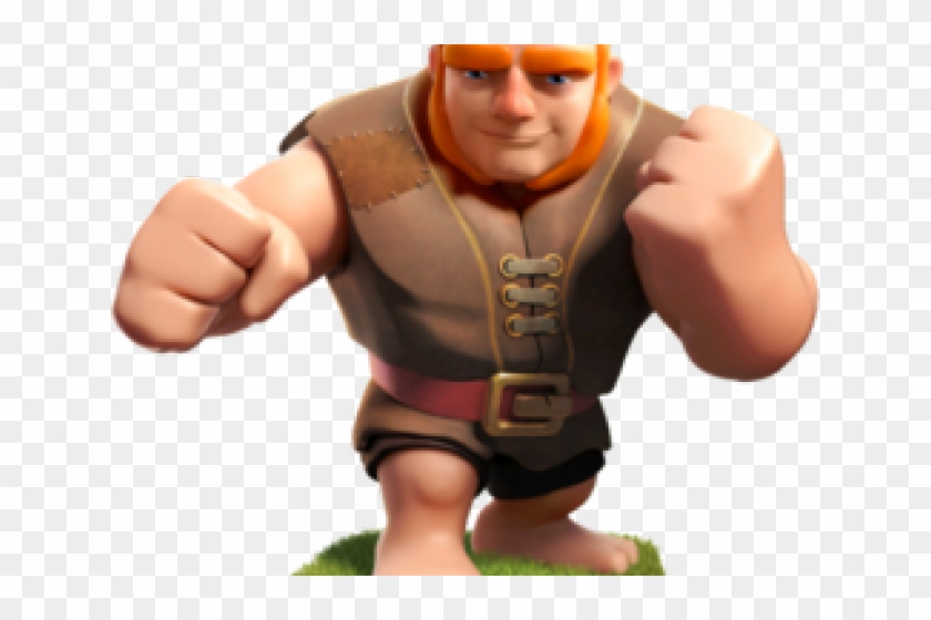 Clash Of Clans Clipart Character - Clash Royale Giant Png Transparent Png