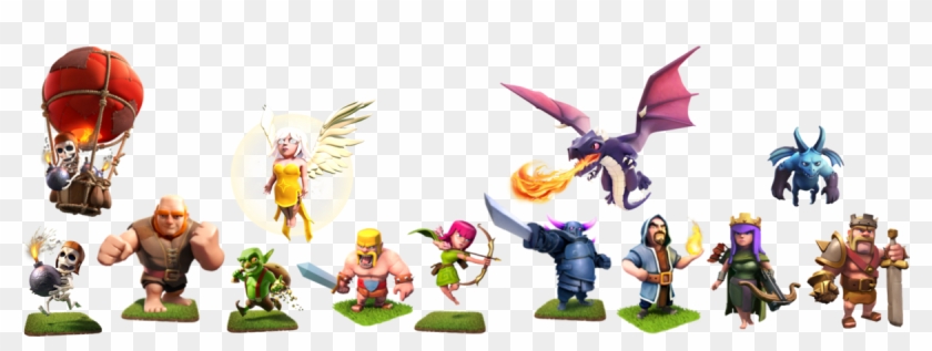 Add More Fun And Adventures In Clash Of Clans Game - All Troops Of Coc Clipart