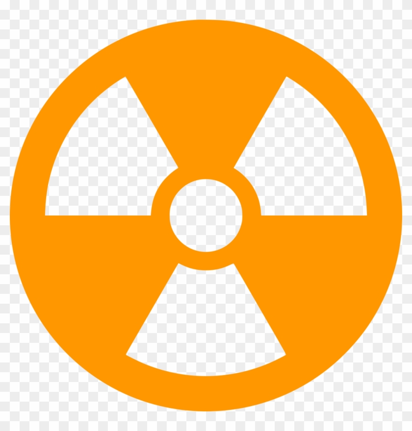 Svg Radioactive Nuclear Free Image Icon Silh - Vector Icon Radioactive Clipart #2236858
