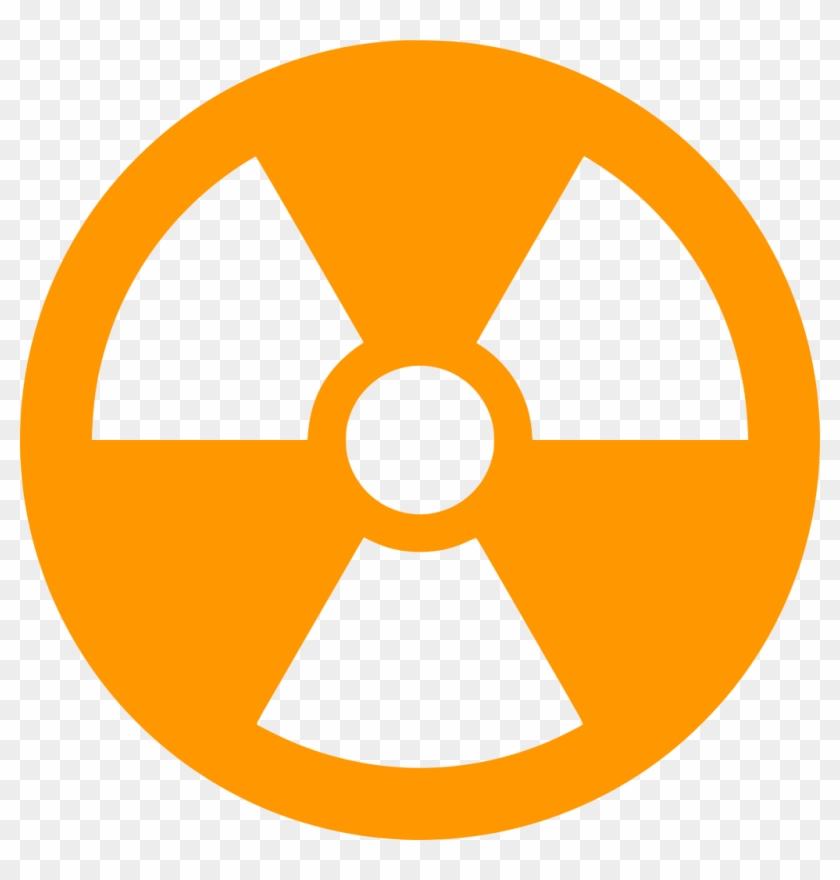 Svg Radioactive Nuclear Free Image Icon Silh - Vector Icon Radioactive Clipart #2236858