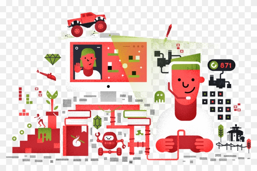 Subscribe And Get A Lot Of Games Clipart