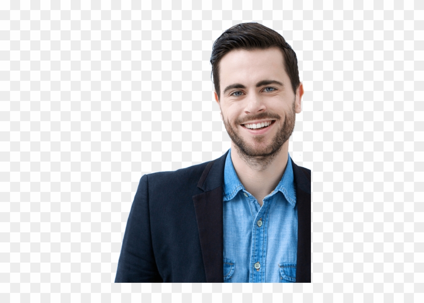 Portrait Of A Smiling Young Man Pfp4fbk - Formal Wear Clipart