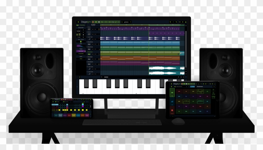 Choose Your Platform To Download Stagelight - Musical Keyboard Clipart #2237132