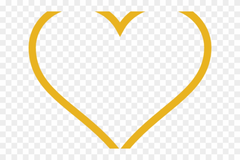 Gold Heart Clipart - Heart - Png Download #2237185