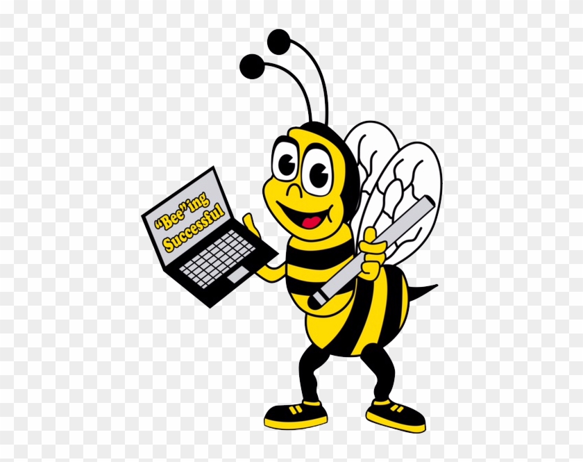 Vector Black And White Library Bee School Osu Extension - Bee School Clip Art - Png Download