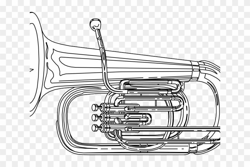 Instrument Clipart Tuba - Trumpet - Png Download