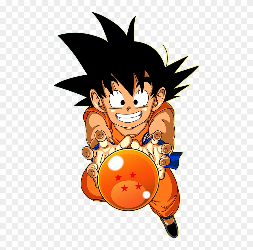 Mine Dragonball Goku Transparent Db - Goku With Dragon Balls Clipart