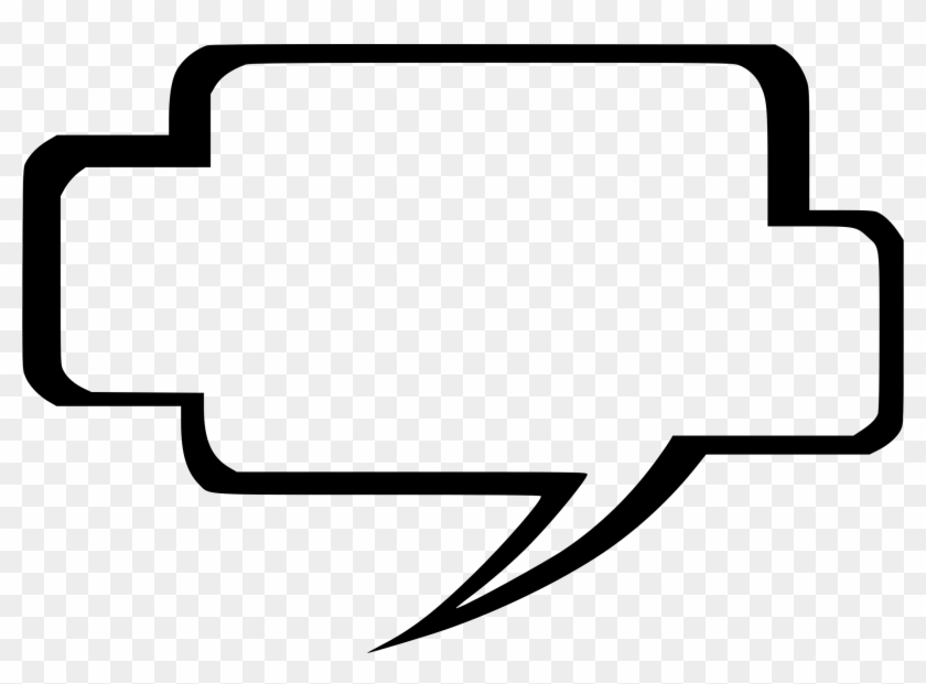 This Free Icons Png Design Of Speech 2 - Comics Text Box Transparent Clipart