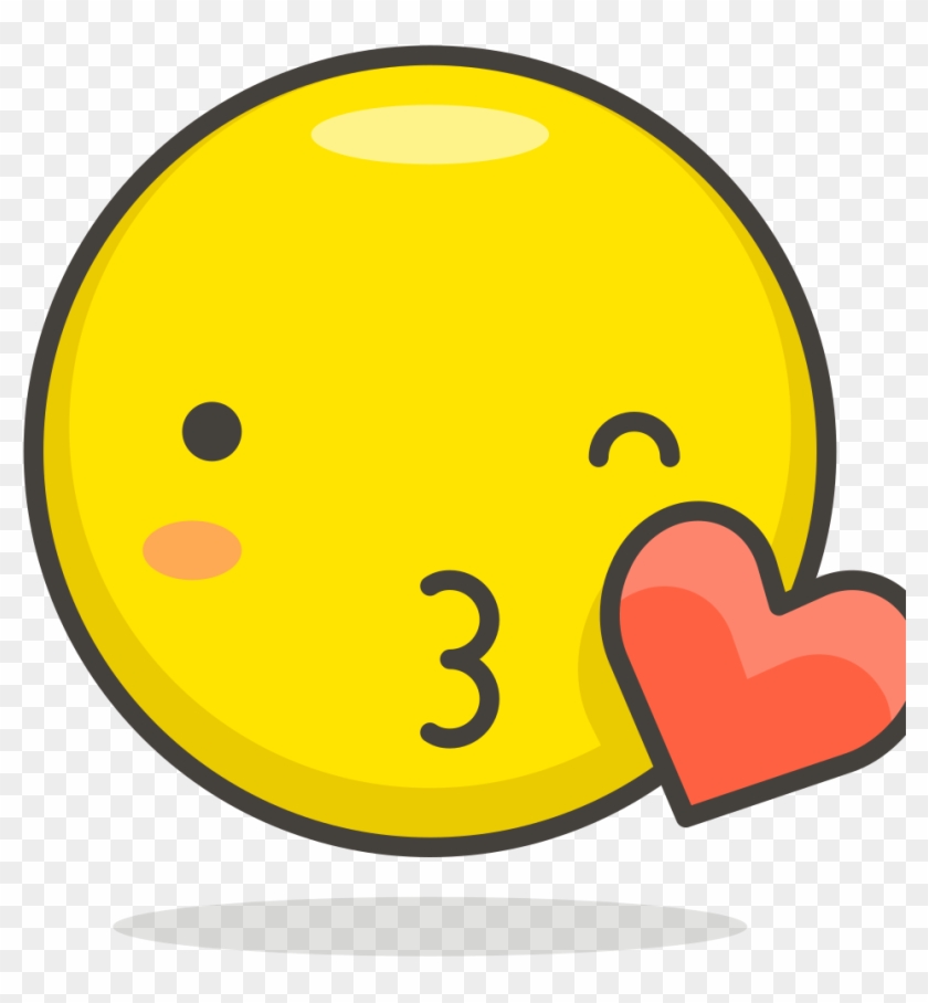 014 Face Blowing A Kiss Clipart