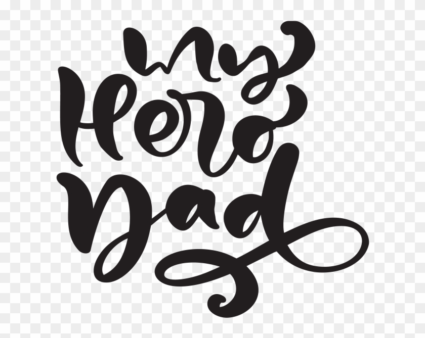 Fathers Day Greeting Quotes - Calligraphy Clipart