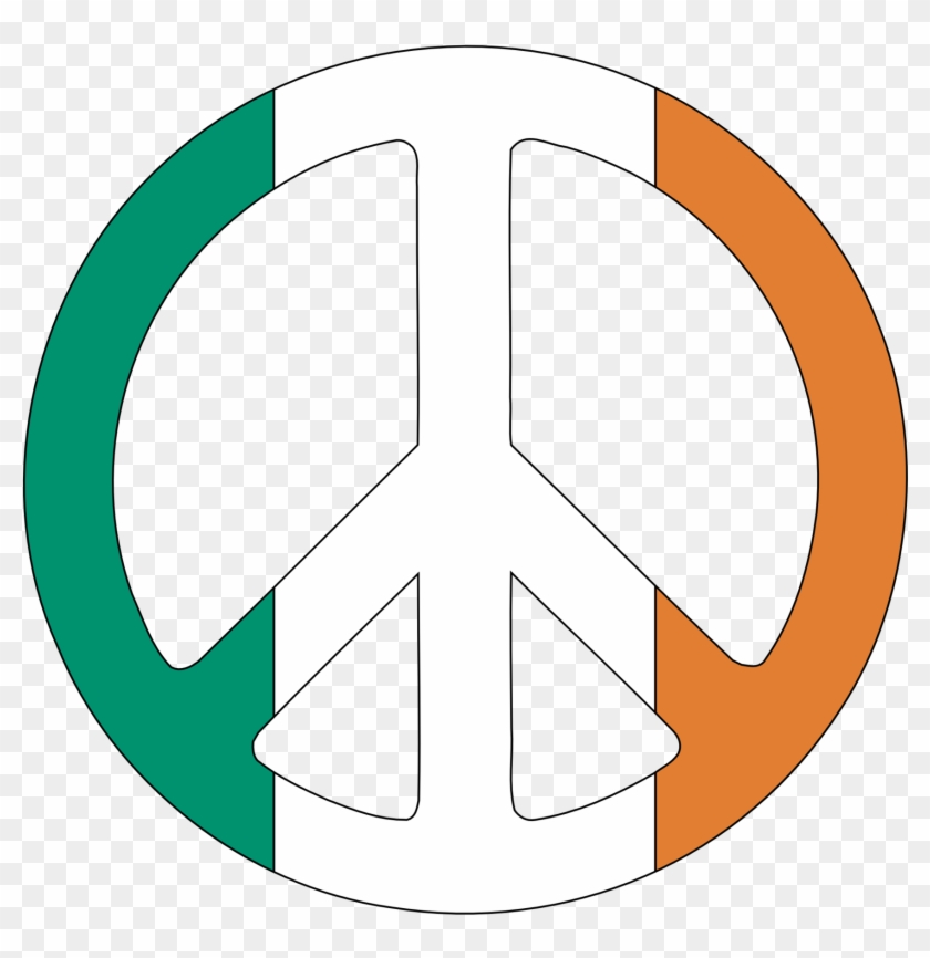 Free Peace Sign Clip Art Clipart To Use Resource - Ireland Peace Sign - Png Download #2239880