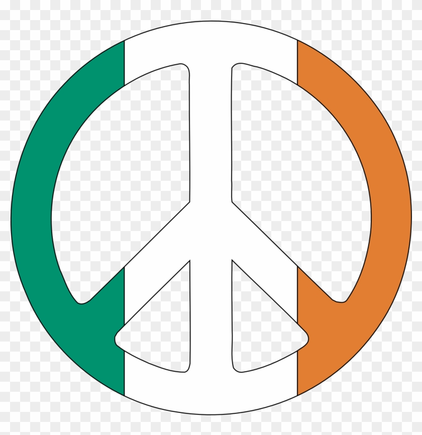 Free Peace Sign Clip Art Clipart To Use Resource - Ireland Peace Sign - Png Download