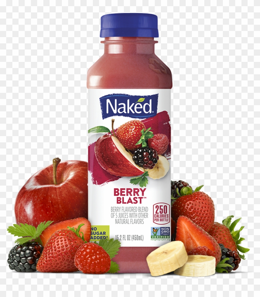 Naked Smoothies , Png Download - Naked Berry Blast Clipart