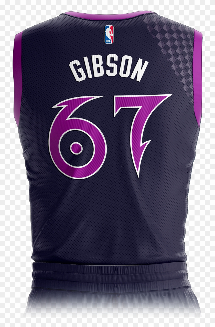 Minnesota Timberwolves City Edition Jersey Back - Nba Big Clipart