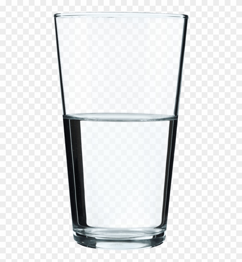 Water, Glass, Water Softening - Glass Half Full Clipart - Png Download #2240449