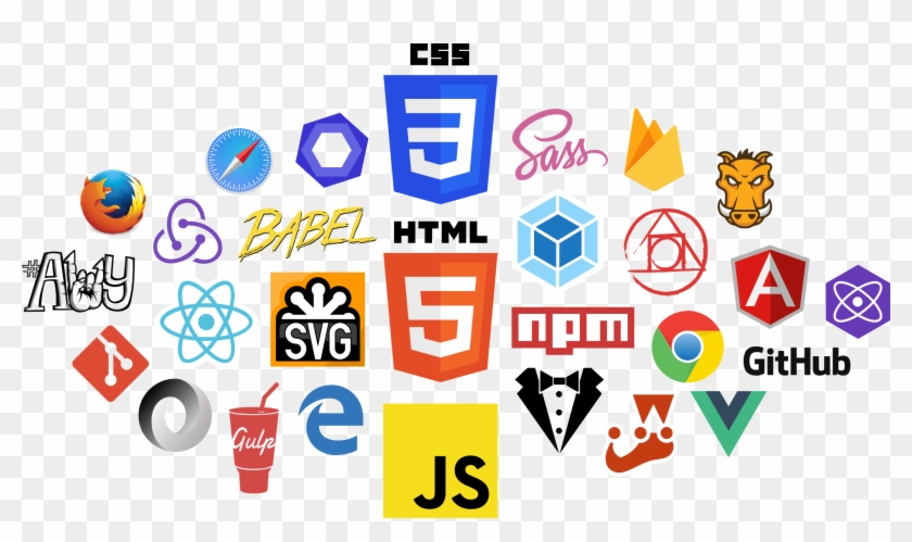 Front End Development Logos, For Example - Html 5 Clipart