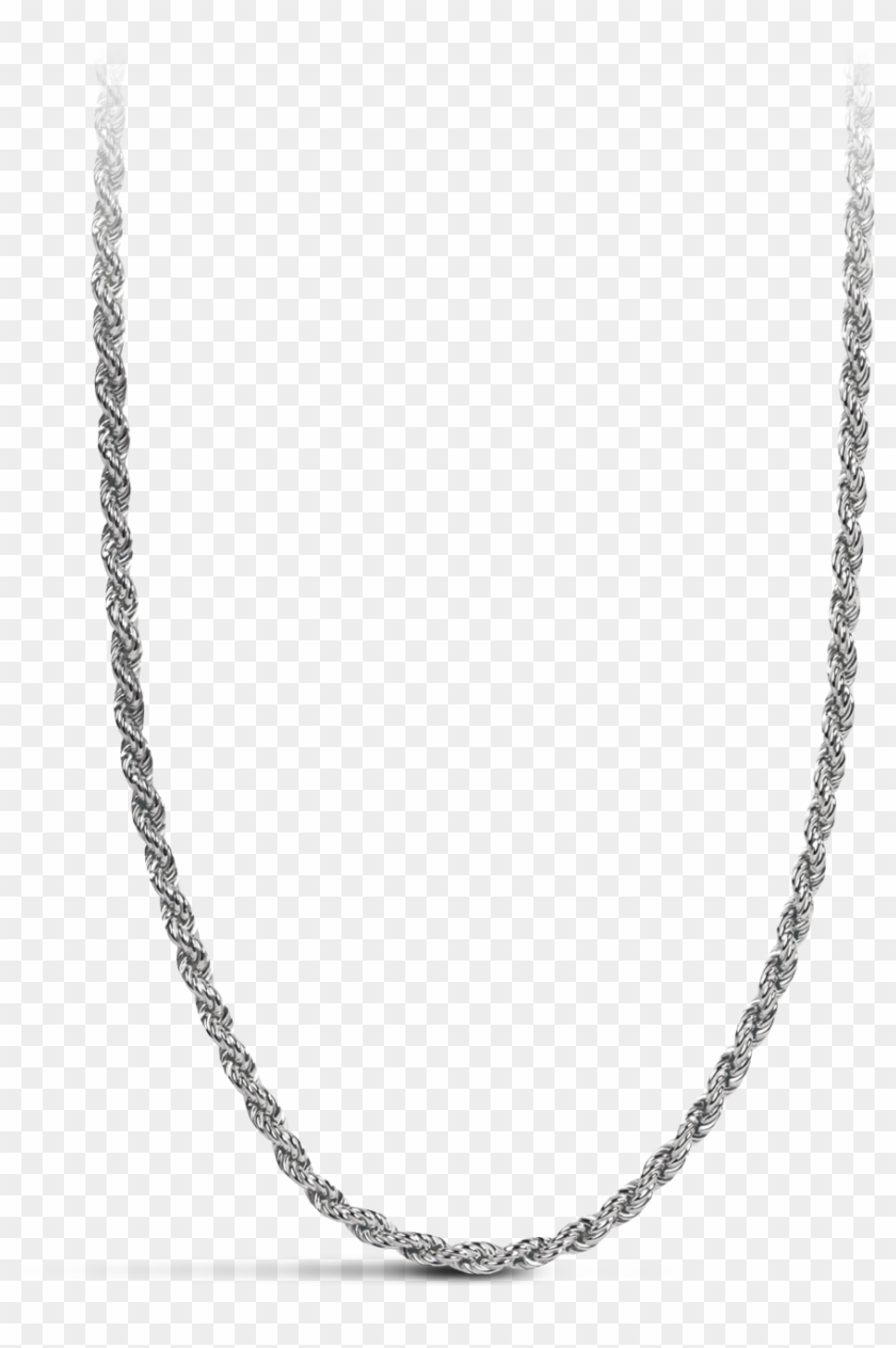 Davidrose White Gold Rope Chain - Chain Clipart