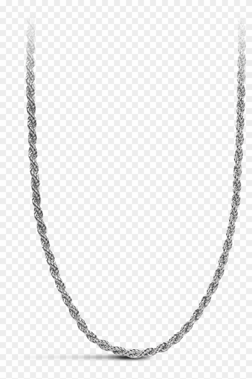 Davidrose White Gold Rope Chain - Chain Clipart #2240872