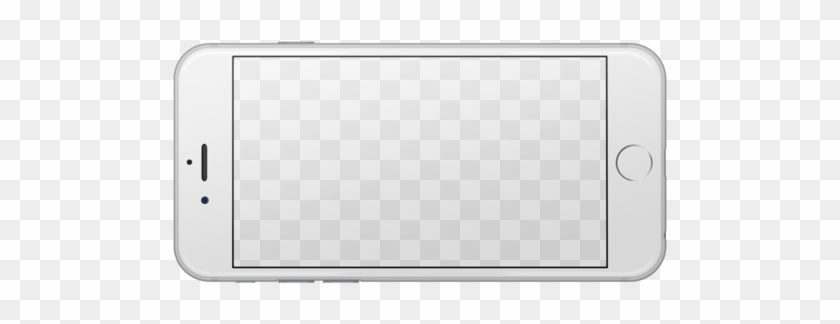 White Iphone Transparent - Smartphone Clipart