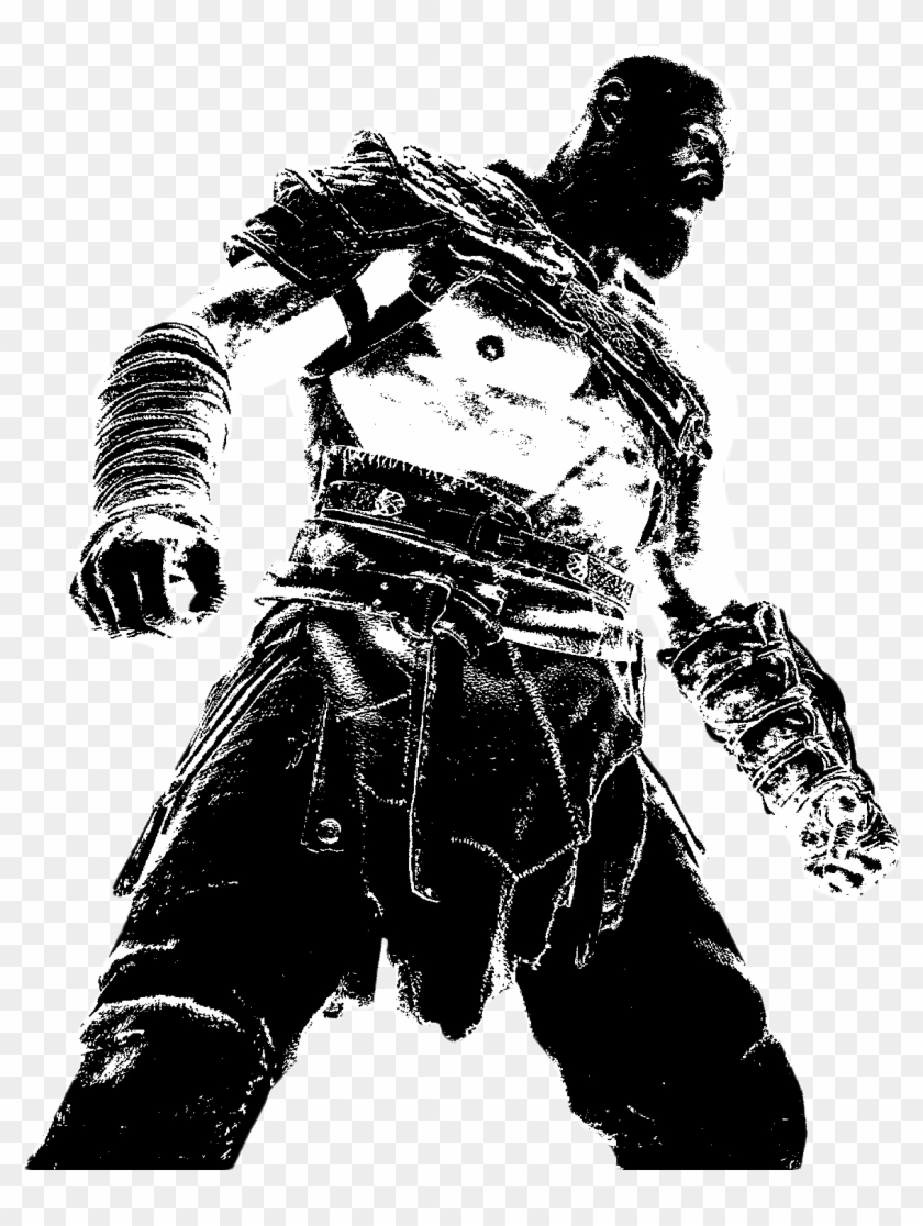 Click To Expand - Kratos Black And White Transparent Clipart