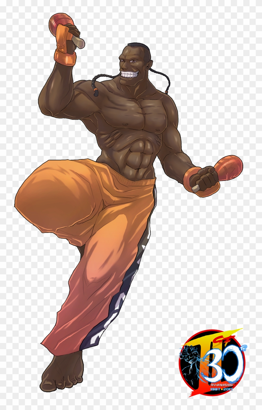 Our Street Fighter 30th Tribute - Deejay Street Fighter Kick Clipart #2241538