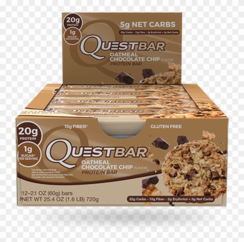 Picture Of Quest Bars - Quest Bars Oatmeal Chocolate Chip Clipart #2241572