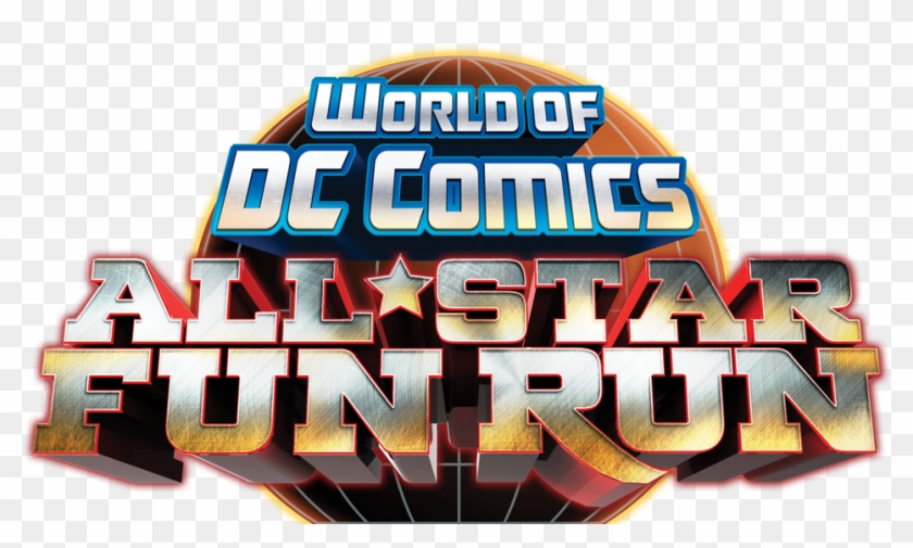 World Of Dc Comics All Star Fun Run - Poster Clipart