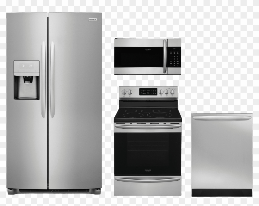 Freeuse Download Microwave Clipart Kitchen Appliance - Samsung Appliance Set Png Transparent Png