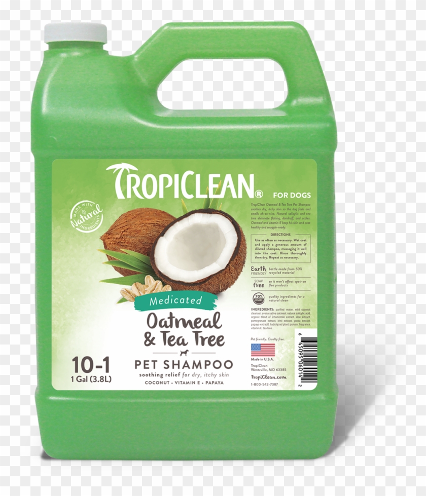 Rollover To Zoom - Tropiclean Oatmeal And Tea Tree Pet Shampoo Clipart #2241882