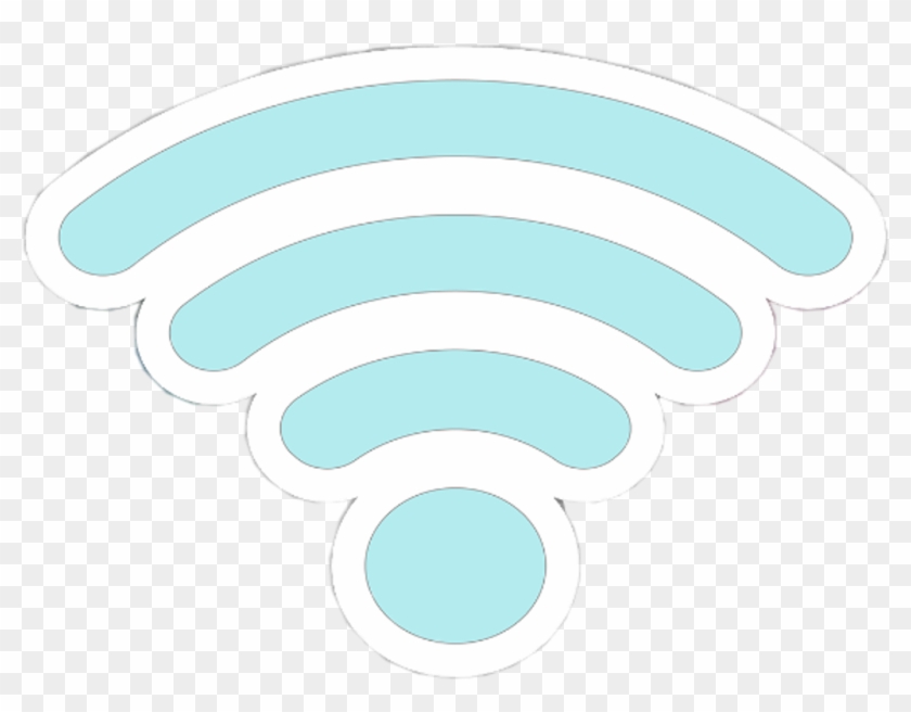 #wifi #cool #png #tumblr #blue #sticker #freetoedit - Circle Clipart