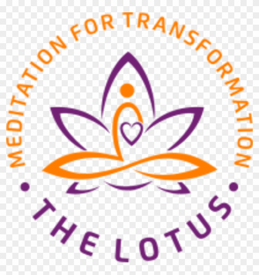 The Lotus A Meditation Studio Logo - Circle Clipart