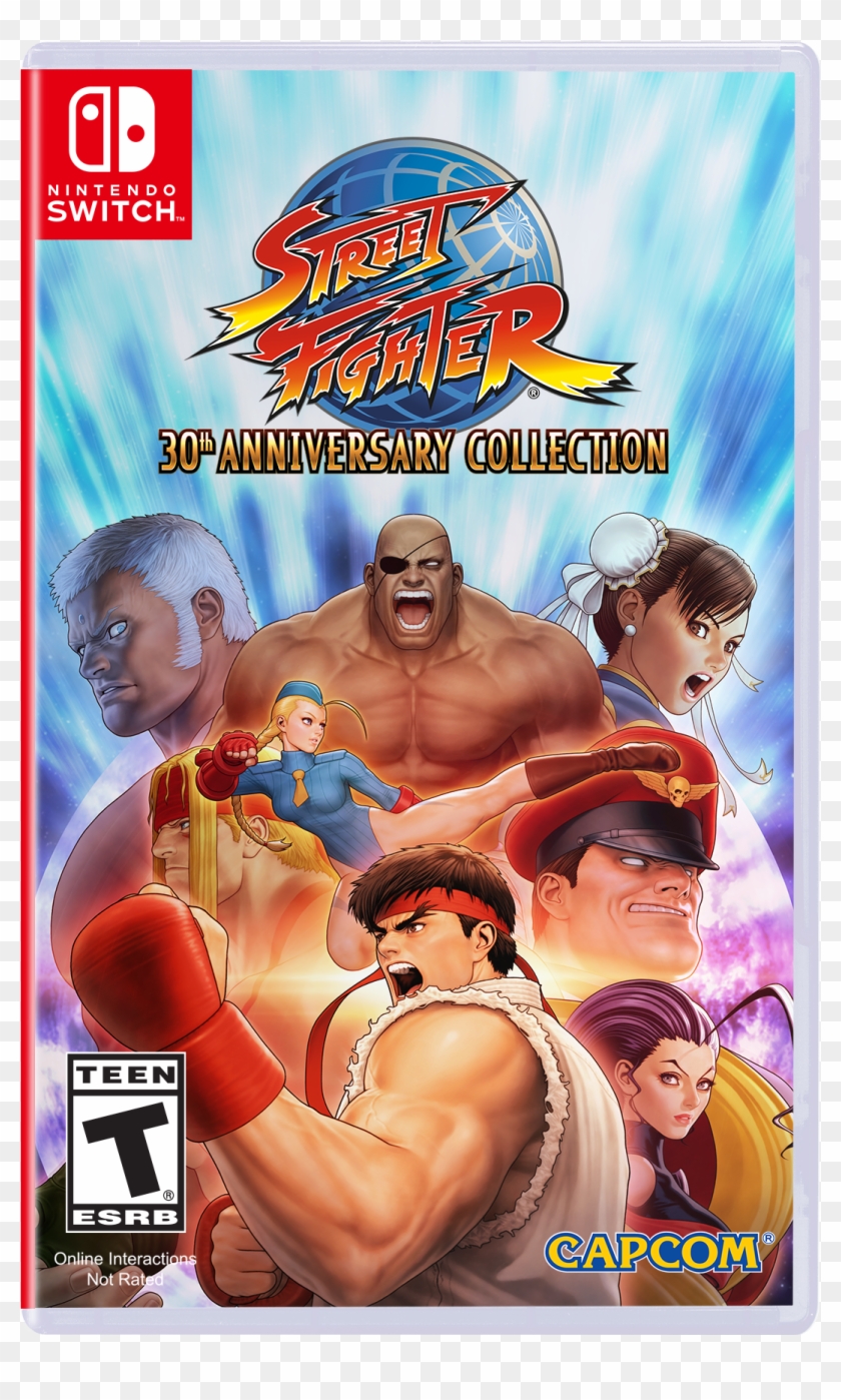 Capcom Street Fighter 30th Anniversary Collection - Street Fighter Collection Switch Clipart