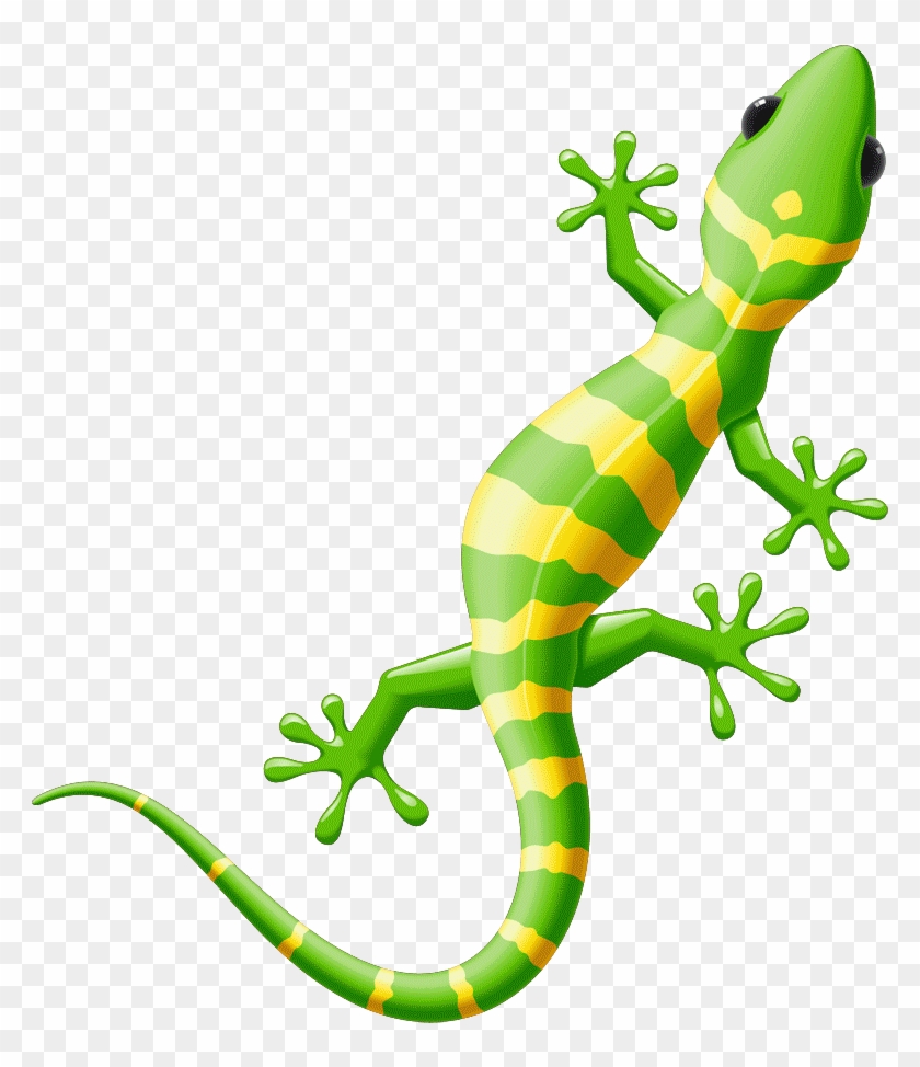 Iguana Clipart Yellow Spotted Lizard Free Clipart On - Lizard Clipart - Png Download #2242569