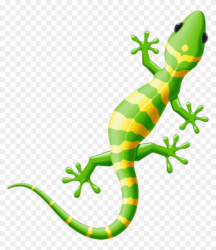 Iguana Clipart Yellow Spotted Lizard Free Clipart On - Lizard Clipart - Png Download