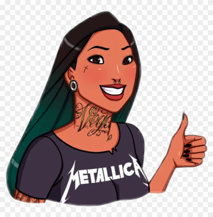 Pocahontas Sticker - Cartoon Clipart #2243076