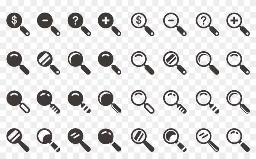 Lupa Png Icon Vector Clipart