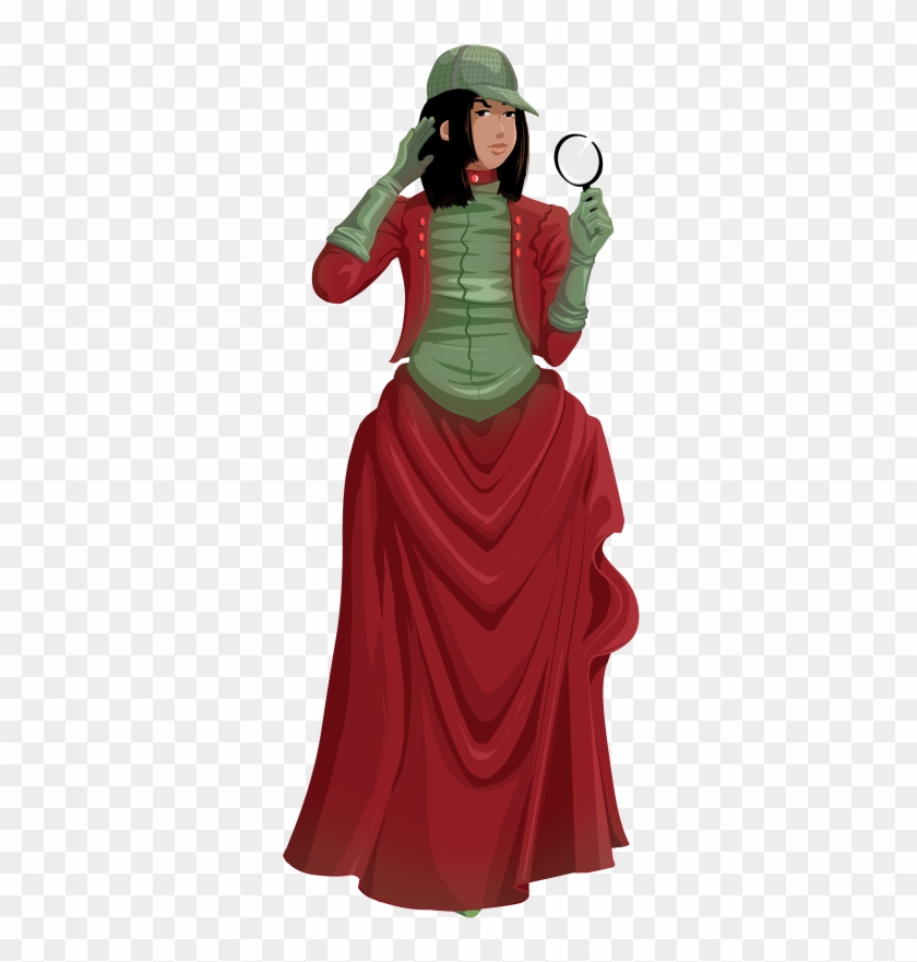 Sra Lupa - Halloween Costume Clipart