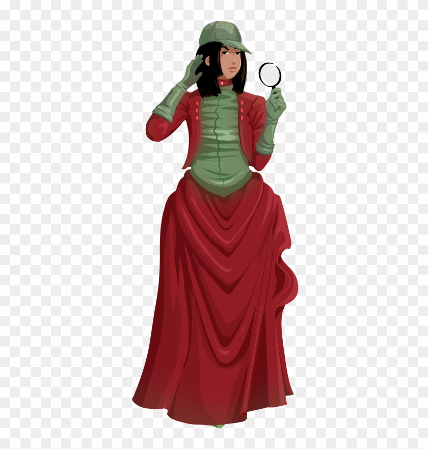 Sra Lupa - Halloween Costume Clipart #2243388