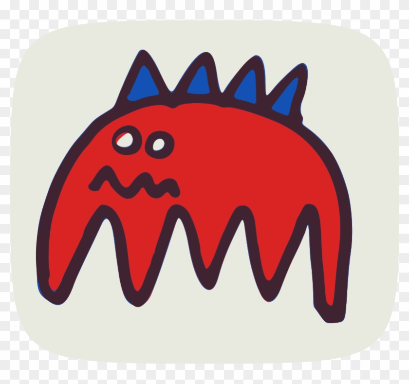 Clipart - Scared Monster - Clip Art - Png Download
