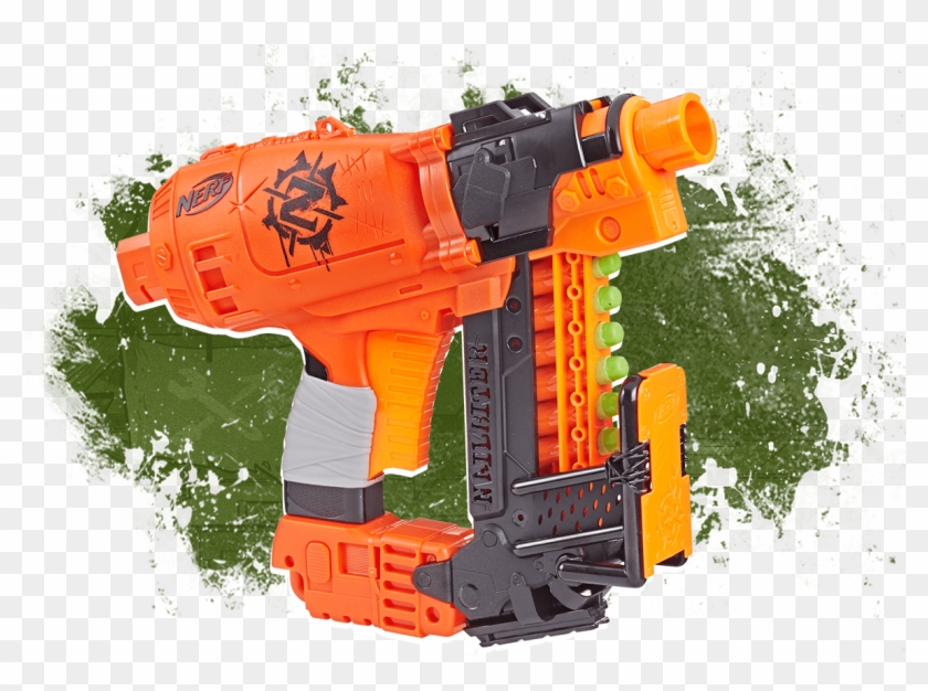 Zombie Strike Blasters Accessories - Nerf Zombie Strike Nailbiter Clipart #2243691