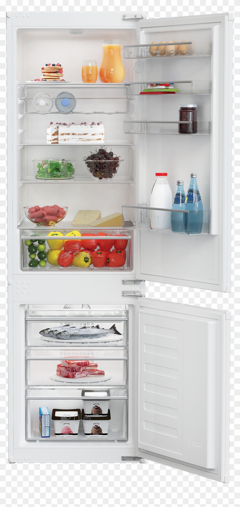 Click To Zoom - Blomberg Fridge Freezer Knm4551i Clipart #2243697