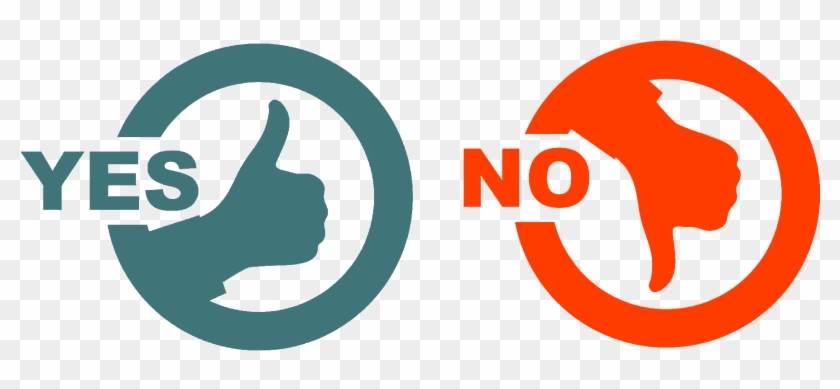 Union Yes Png - Vector Yes And No Clipart #2243957