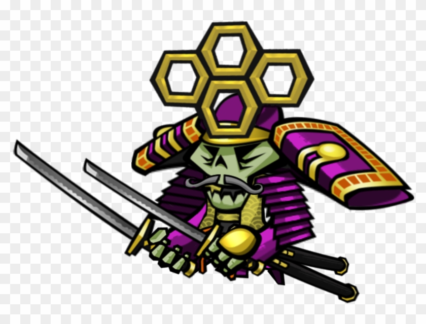 Shoulder Clipart Shogun - Skulls Of The Shogun General Akamoto - Png Download